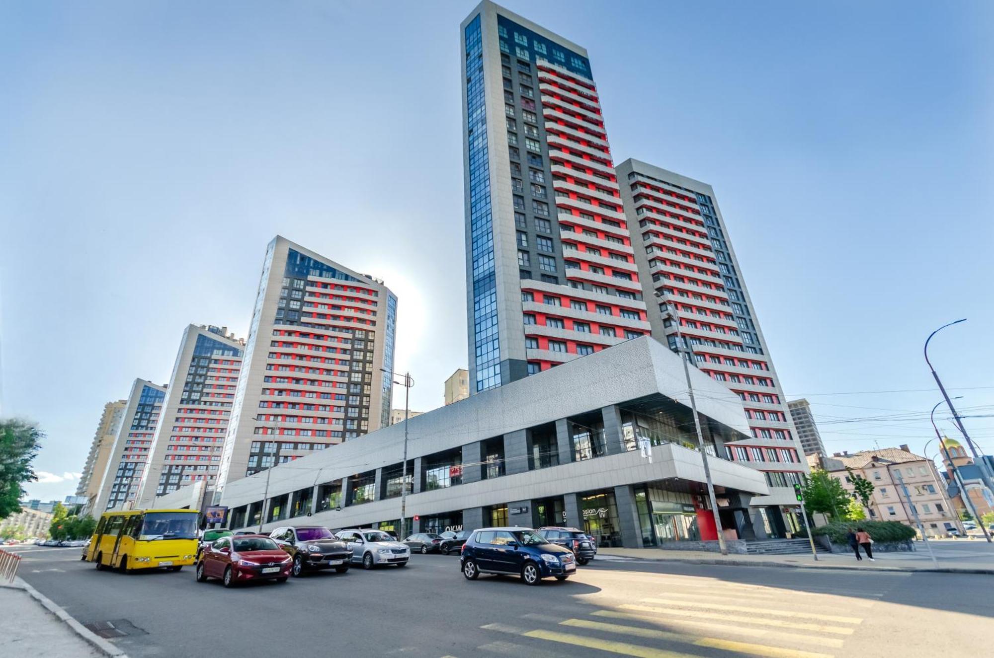 Petrovdom 234-241-86-96 In City View Apartments At Rc Kvartet,Near Central Railway Station Kiew Exterior foto
